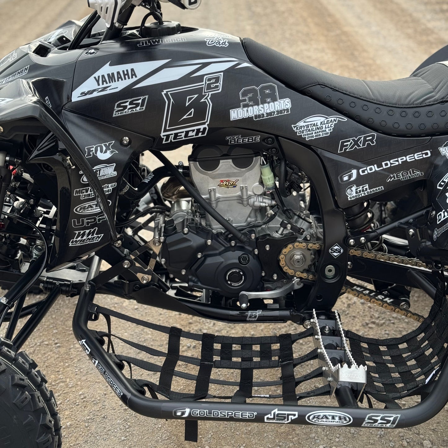 Yamaha YFZ450R Titanium Engine Mounts