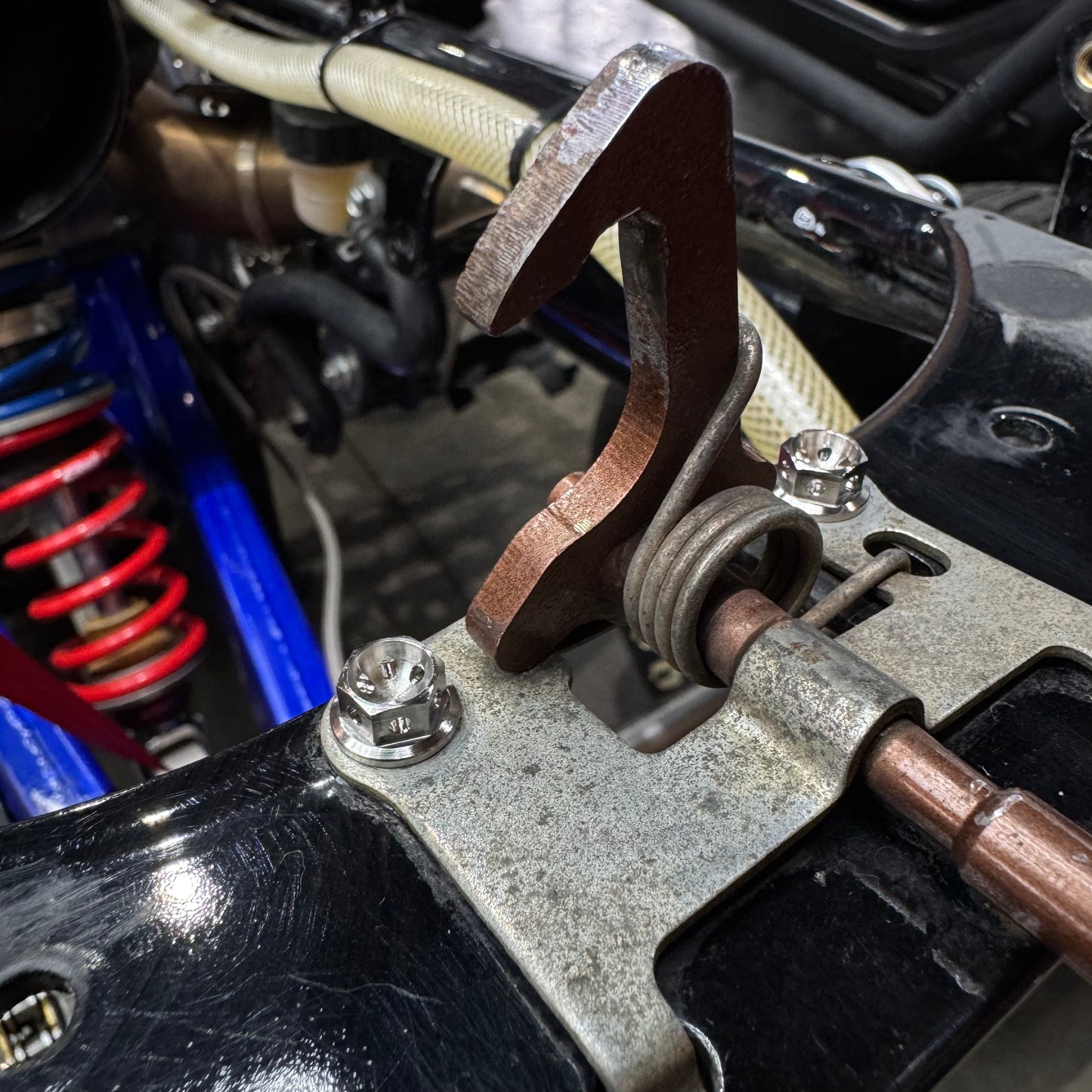 HONDA TRX450R TITANIUM SEAT LATCH MOUNTING BOLT KIT