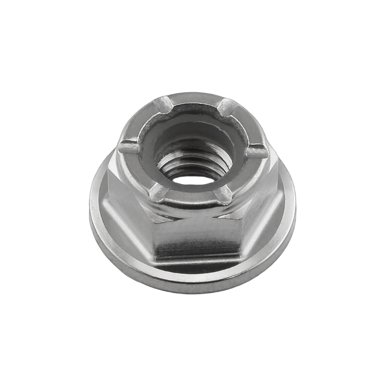 M6X1.00 Nyloc Flange Nut