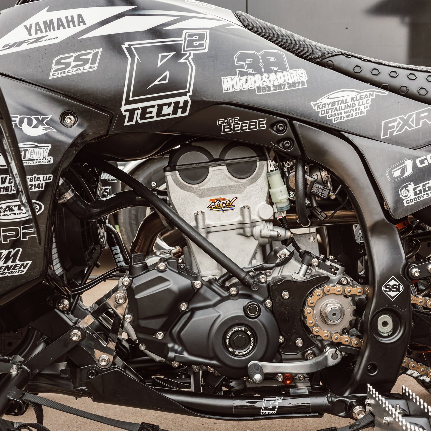 Yamaha YFZ450R Titanium Engine Mounts