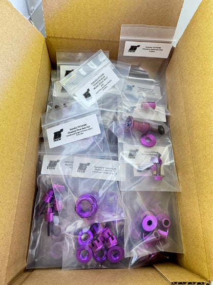 2009+ YAMAHA YFZ450R TITANIUM FULL CHASSIS BOLT KIT