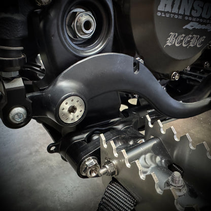 YAMAHA YFZ450R TITANIUM REAR BRAKE PEDAL BOLT KIT