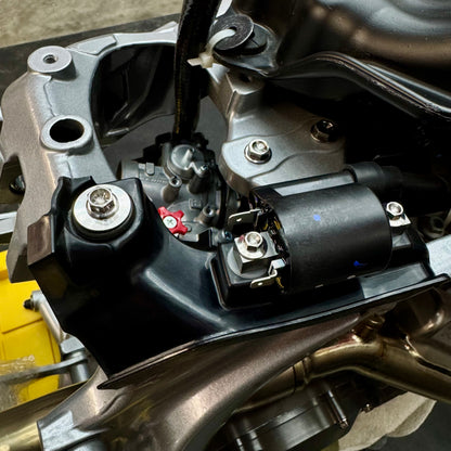 Yamaha YFZ450R Titanium Ignition Coil Mount Collars