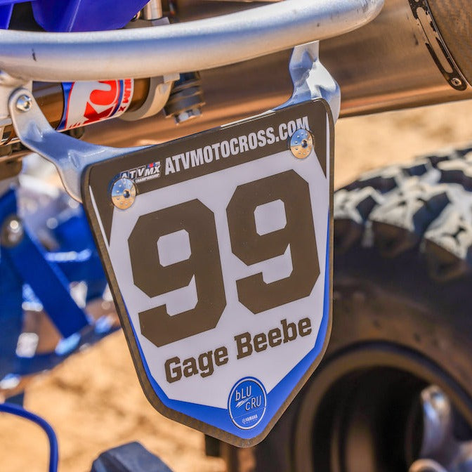 ATV Universal Carbon Fiber Rear Number Plate – B Squared Technologies