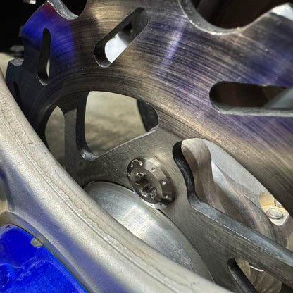 HONDA TRX450R TITANIUM REAR ROTOR BOLT MOUNTING KIT