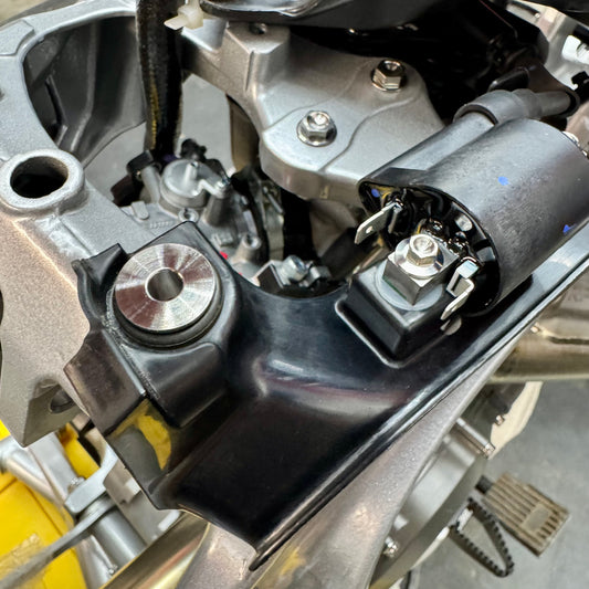Yamaha YFZ450R Titanium Ignition Coil Mount Collars