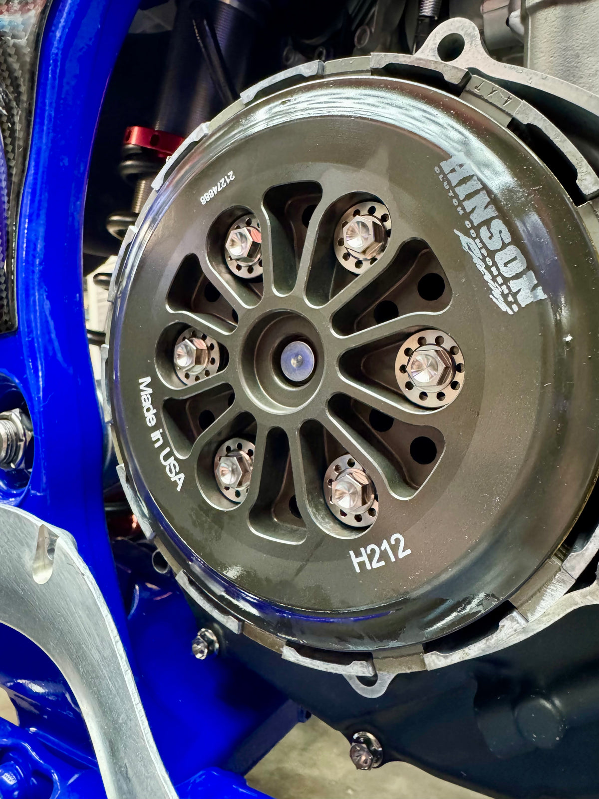 Yamaha YFZ450R Titanium Clutch Spring Bolt Kit