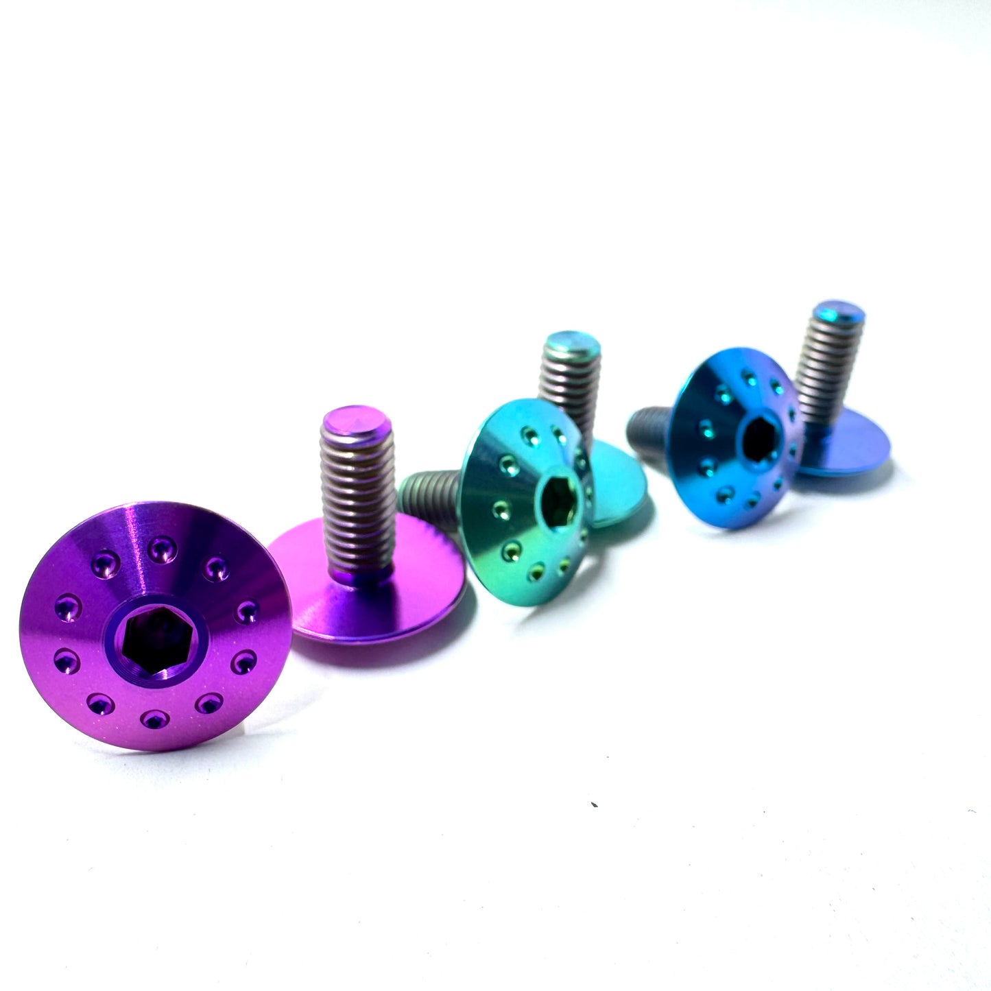 Titanium Dome Head Bolt & Nut Kit (M6 X 1.00 X 20MM)