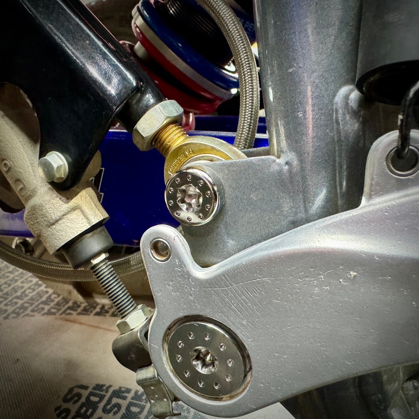 Honda TRX450R Titanium Subframe Mounting Bolt Kit
