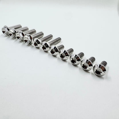 YAMAHA YFZ450R TITANIUM 6-Point SUBFRAME & REAR BRAKE MASTER CYLINDER MOUNTING BOLT KIT