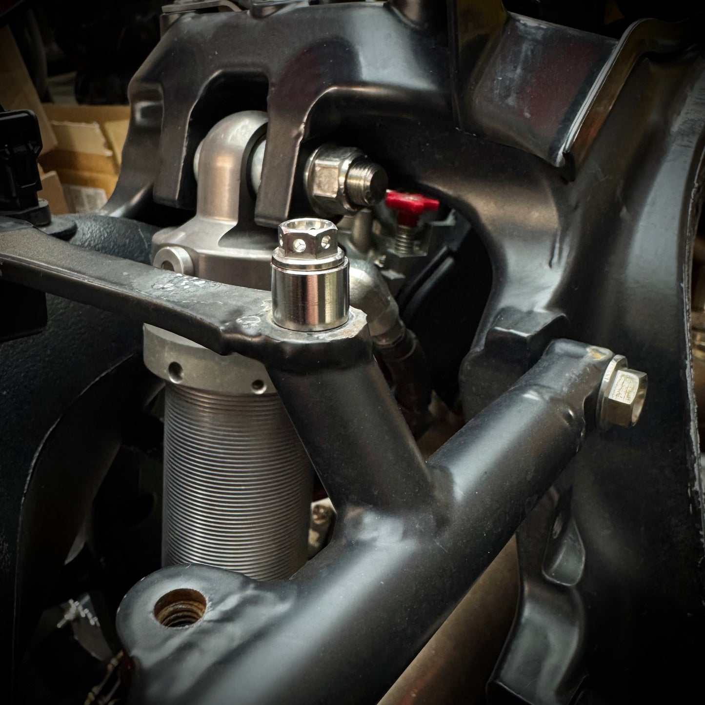 Yamaha YFZ450R Titanium Subframe Post Collars