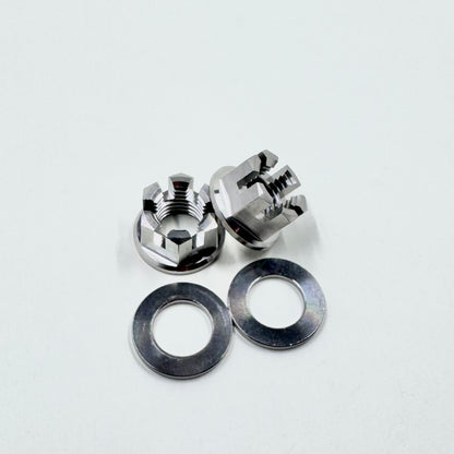 Ball-joint & Tie-Rod End Titanium Castle-Nut Kit