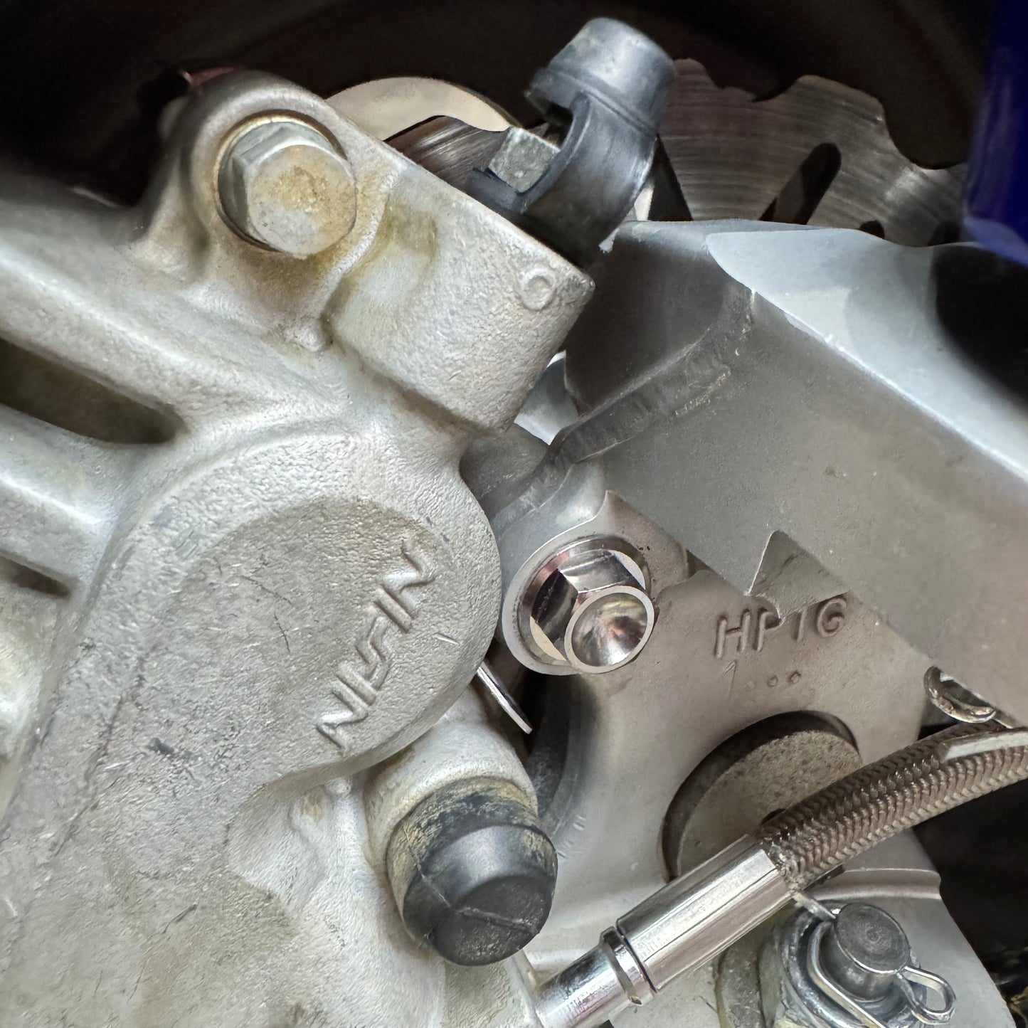 Honda TRX450R Titanium Front Brake Caliper Bolt Kit