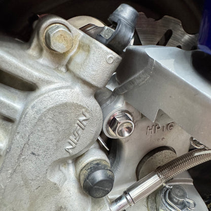 Honda TRX450R Titanium Front Brake Caliper Bolt Kit