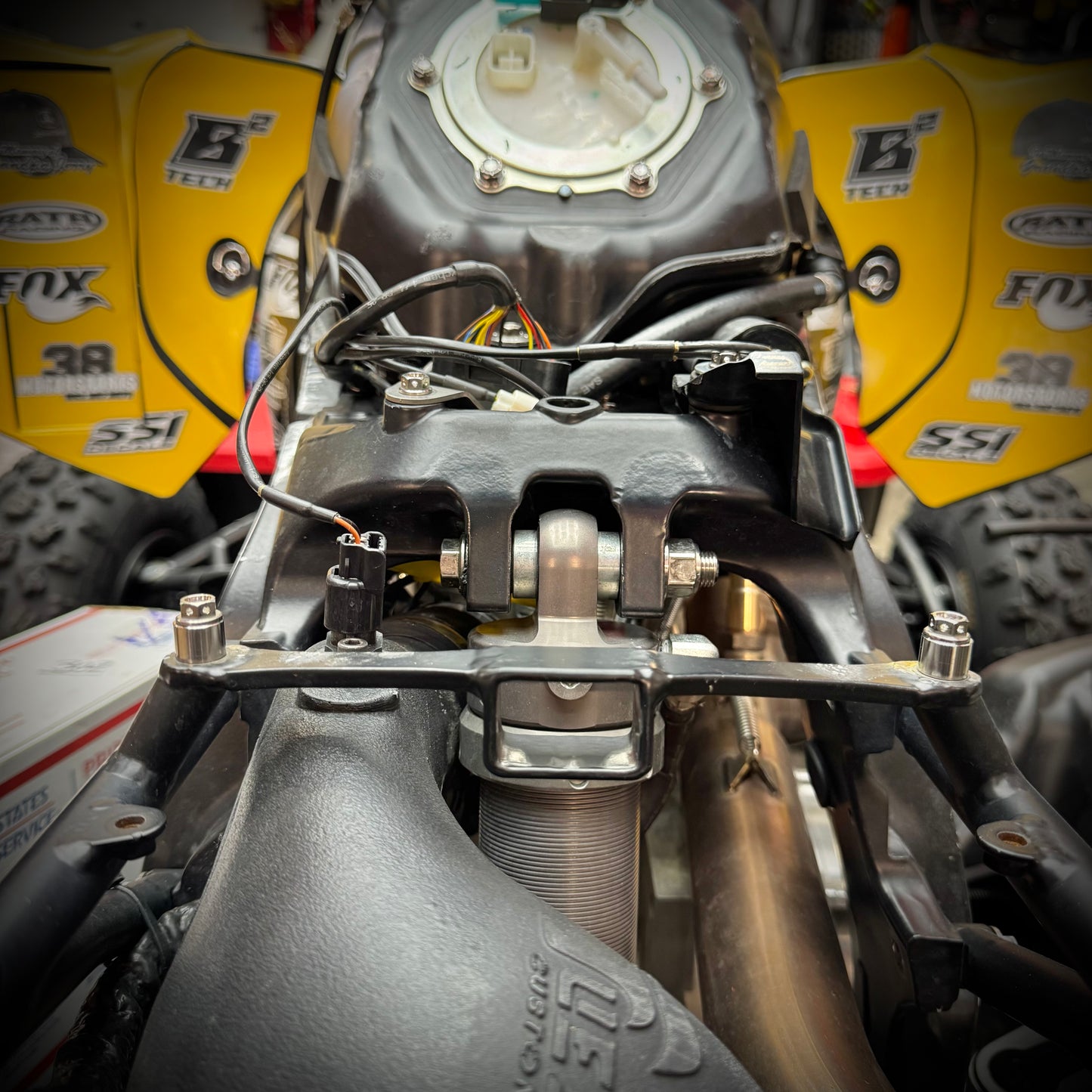 Yamaha YFZ450R Titanium Subframe Post Collars