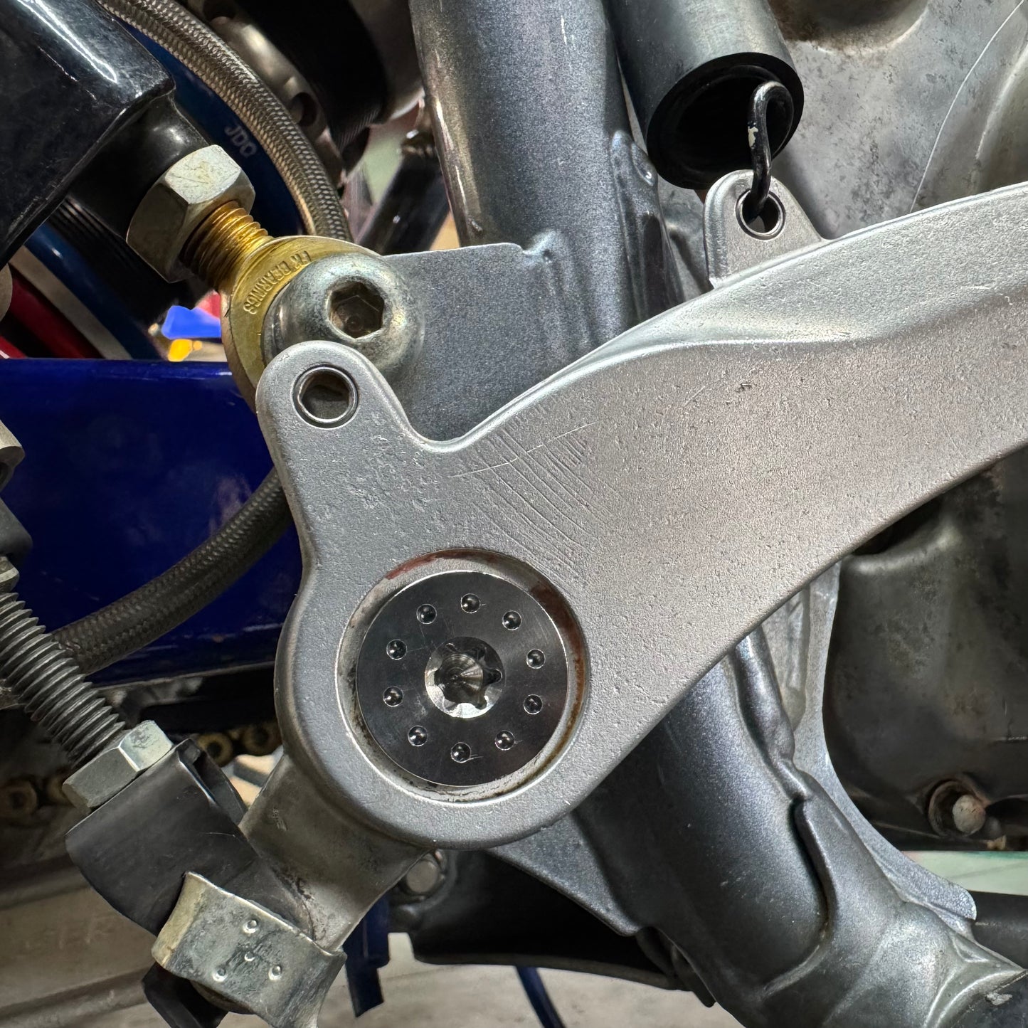HONDA TRX450R TITANIUM REAR BRAKE PEDAL BOLT KIT