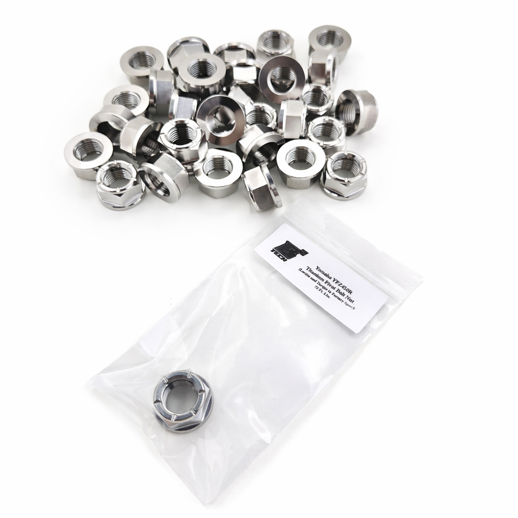 Yamaha YFZ450R Titanium Pivot Bolt Nut