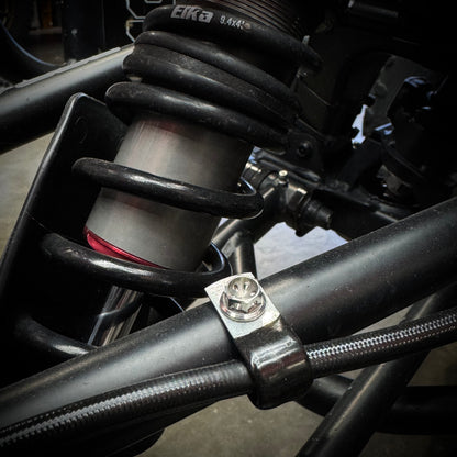 Brake Line Clamp- Titanium Bolt Kit